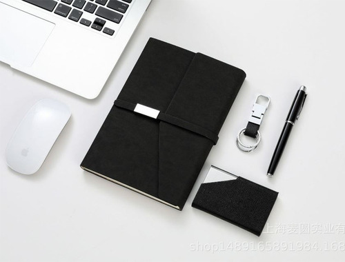 Set Ejecutivo Libreta Pluma Tarjetero Llavero Hombre Regalo