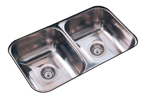 Bacha Cocina Doble Johnson C28/18 59x34x18 Acero Inoxidable