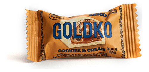 Cookies & Cream Gold & Ko sem agregado caixa 13,5g 5 u pacote x 5