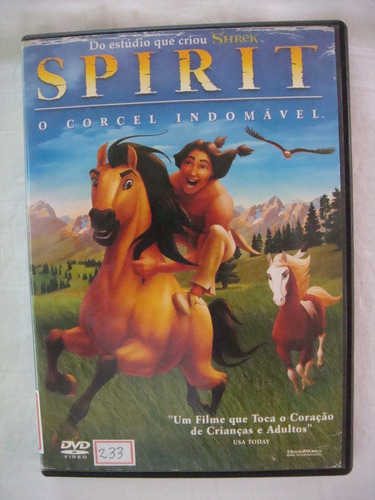 Dvd Spirit O Corcel Indomável - Dream Works - Usado - D-233 (Usado)