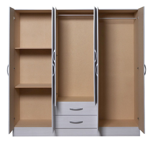 Placard 6 Puertas 2 Cajones 1,81 Benevento Eco Ricchezze