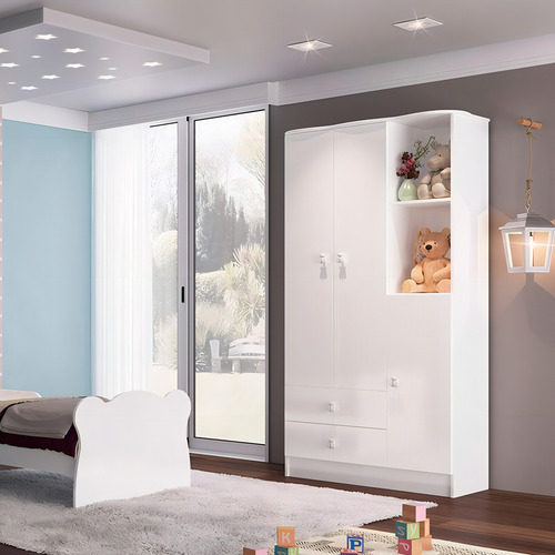 Guarda-roupa Com 3 Portas-percasa