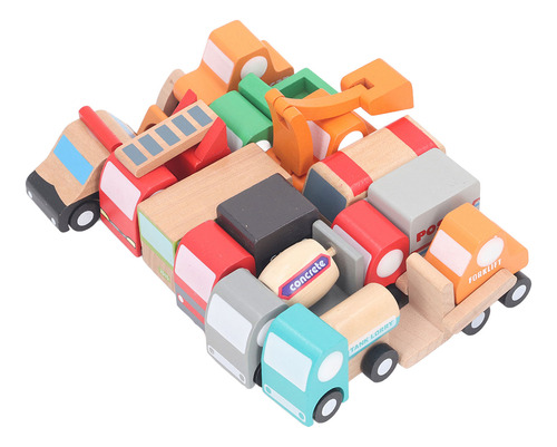 Juego De Juguetes Para Coches De Madera, Bonito Y Divertido