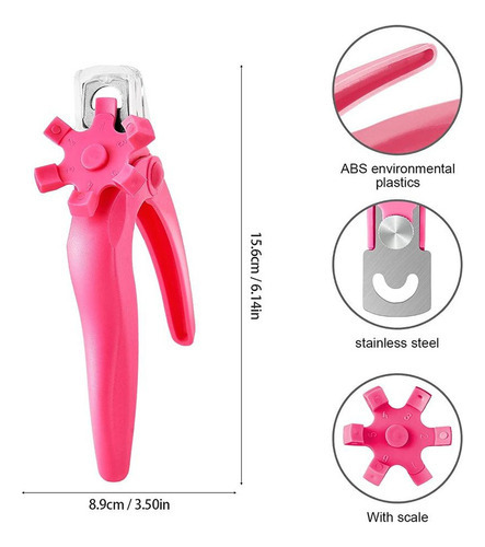 Cortador De Uñas Postizas, Cortaúñas En Forma De U Con Escal