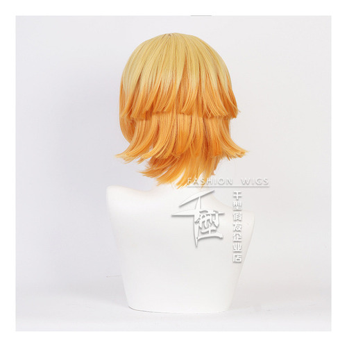 Pelucas Para Agatsuma Zenitsu Cosplay Día De Todos Los Santo