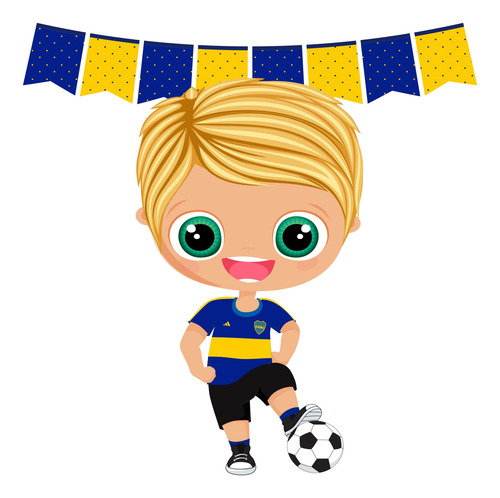 Kit Imprimible Editable De Boca Jr Nene Super Completo
