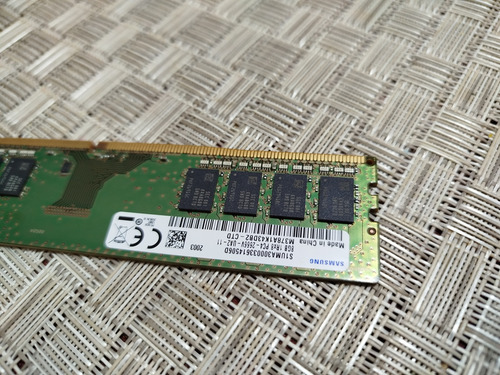 Memoria Ddr4 Pc Escritorio 8gb 2666v Samsung (Usado)