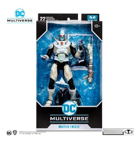 Libro - Figura Dc Multiverse - Mister Freeze Victor Fries -