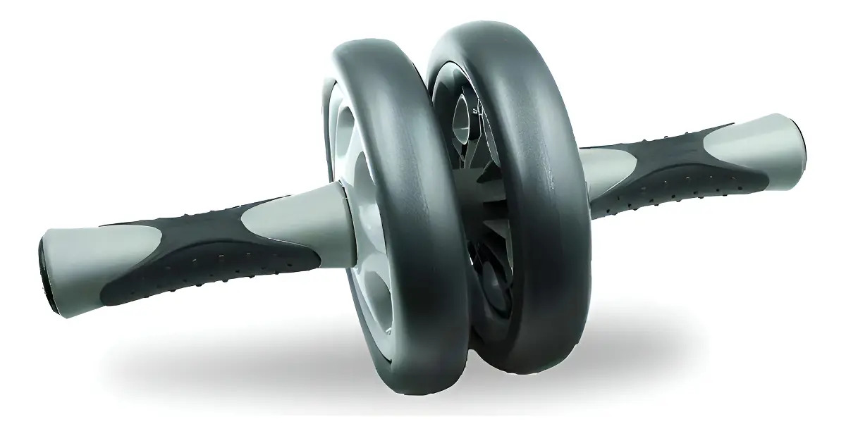 Rueda Abdominal Yo.Fitness Ab Roller Doble Llanta Antideslizante Acero
