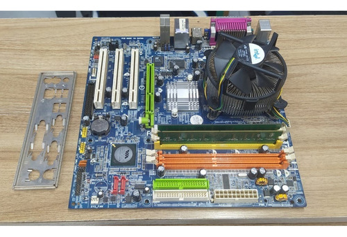 Placa Mãe Gigabyte Ga Vm800pmc Pronta (4460) Azul (Usado)