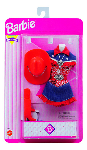 Barbie Favorite Fashions Easy To Dress Cowgirl 1996