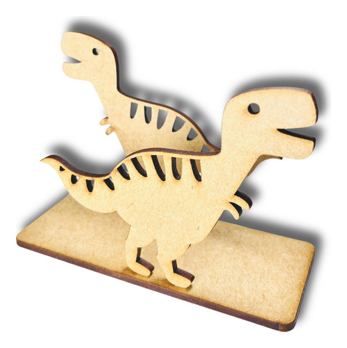 12 Servilleteros T Rex Dinosaurio Tiranosaurio Mdf