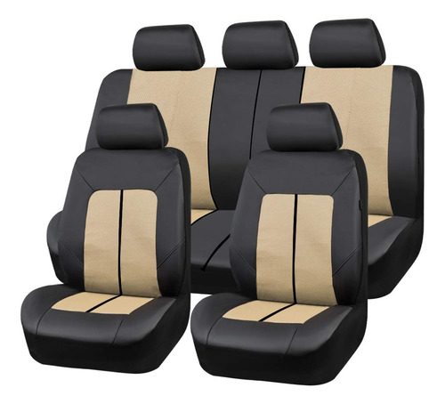 Car-grand Unviersal - Fundas De Cuero Para Asiento De Automv