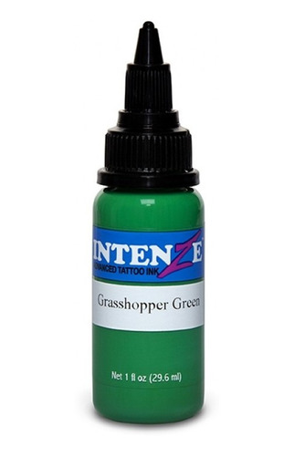 Grasshopper Green 1 Oz - Tinta Para Tatuar Intenze