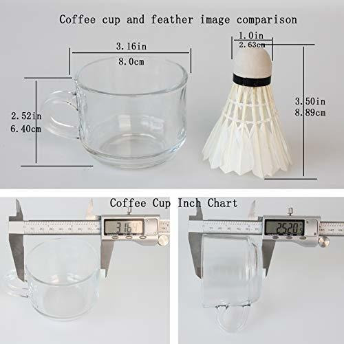 Taza De Café De Cristal, Tazas De Capuchino, Tazas De Café,