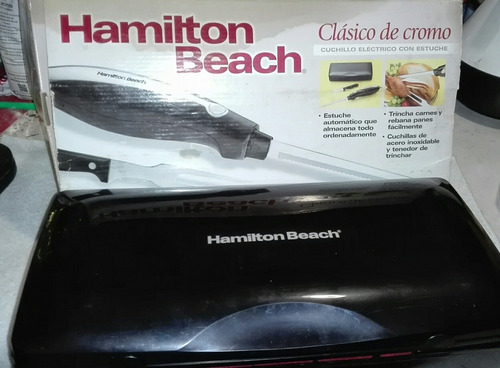 Cuchillo Eléctrico Hamilton Beach 110v Y Tenedor Trinchar