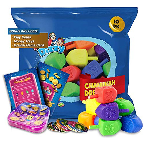 Izzy N Januca Mareado Dreidels Color Multi Plastico Dre...