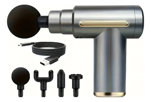 Pistola masajeadora Massage Gun masajeador pistola gris 127V