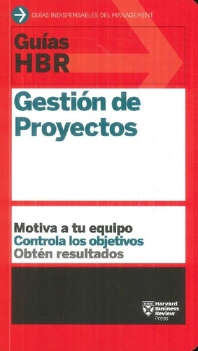 Libro Gestión De Preoyectos De Harvard Business School Publi