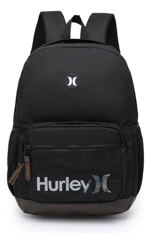 Mochila Hurley Preta Hy0049