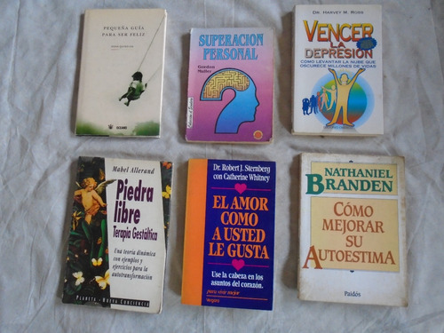 Lote 6 Libros De Autoestima Y Autotransformación - Oferta!