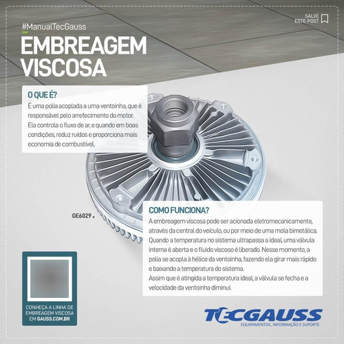 Embreagem Viscosa Compatível Com Scania 1453968