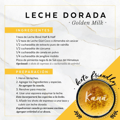 Imagen 7 de 9 de Keto Leche Half & Half Bové (reducida En Grasa)