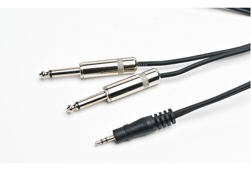 Cable Profesional Mini Plug A 2 Plug Mono Pro Audio 1,8 Mts