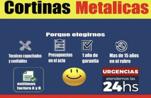 Reparación De Cortinas Metálicas Urgencias 24hs