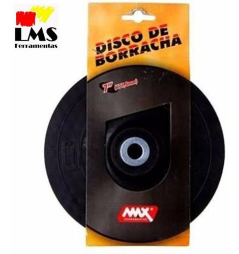 Disco De Borracha Flexível 7 Polegadas Max Ferramentas 4770