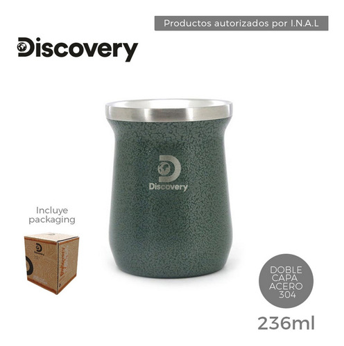 Imagen 2 de 4 de Mate Discovery Acero Inoxidable Original Ar1 13673 Ellobo