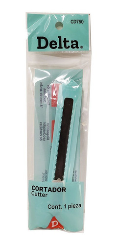 Cutter Delta 18 Mm Con Mango De Plastico 1 Pz