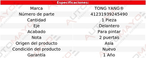 Una Defensa Delantera Tong Yang Civic 2006-2008