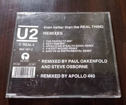 U2 - Even Better Than The Real Thing Remixes 