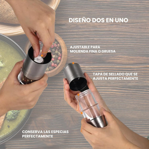 Molinillo De Sal Y Pimienta Molinillos Para Sal Pimienta