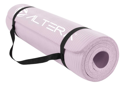 Tapete Yoga Portatil Ejercicio Pilates Correa Transportadora Color Lila Bruguer