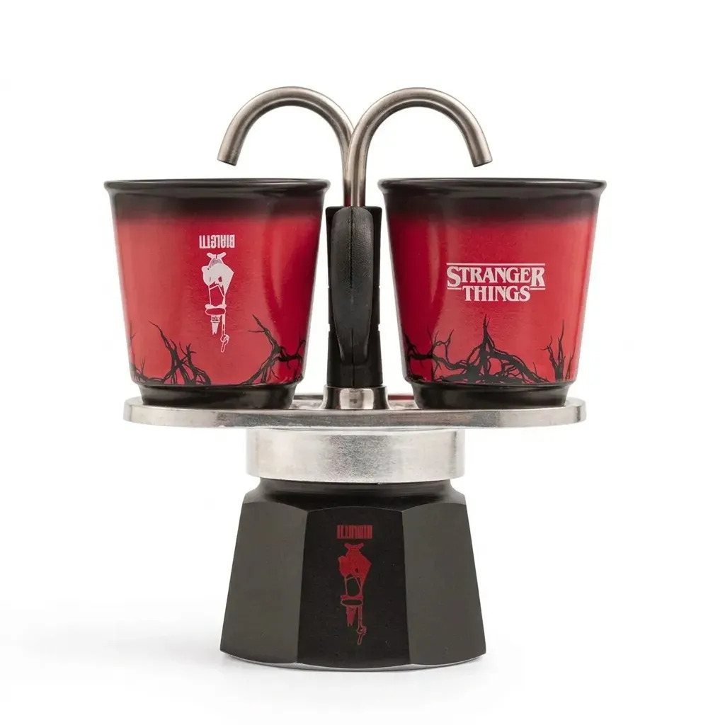 Cafetera Y Tacitas Bialetti Set Mini Express Stranger Things 2 Pocillos