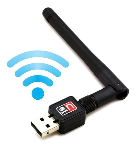 Adaptador Usb 2.0 Wifi 802.11n Antena Pc  300mbps Ditron
