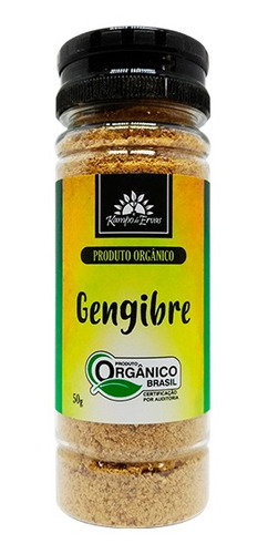 Gengibre Puro Em Pó 50 G - Orgânico E Certificado (ginger)
