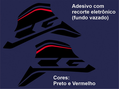 Adesivo Tanque Lateral Cg Titan 160 2018, 2019, 2020, 2021