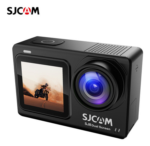 Cámara Deportiva Sjcam Sj8 Dual Screen 20mp 4k 60 Fps Color Negro