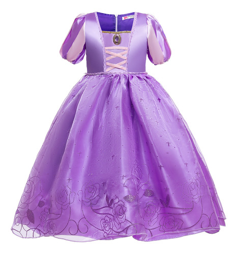 Vestido De Gasa De Vestido De Princesa De Verano Para Niñas