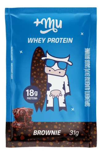 Whey Concentrado Sache Sabor Brownie 31g +mu Sabor Chocolate