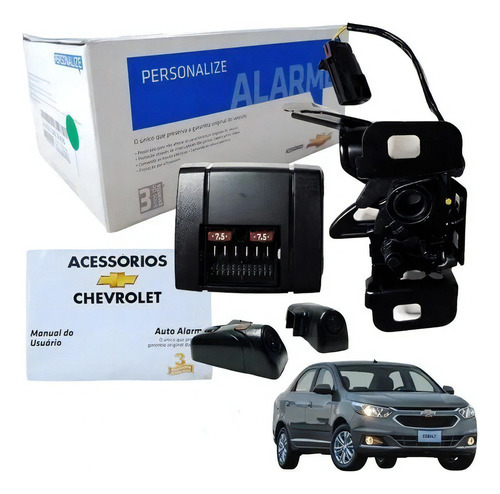 Kit Alarme Antifurto Volumétrico Cobalt Original Gm 94757054