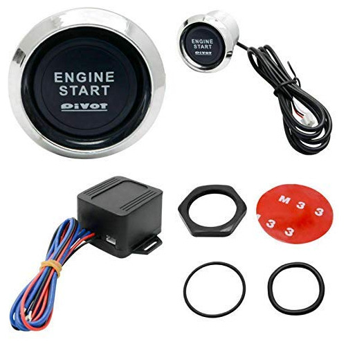 Push Start Button, Car 12v Led Engine Start Push Button...