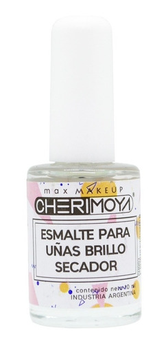 Cherimoya Esmalte Para Uñas Brillo Secador Manicuria Manos