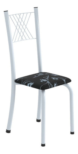 Conjunto De Jantar Mesa 70x70cm Tampo De Granito Topázio
