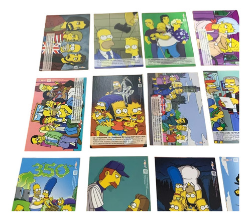 Lote 66 Tarjetas/cartas Unicas De Los Simpsons