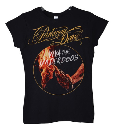 Polera Mujer Parkway Drive Viva The Underdogs Rock Abominatr