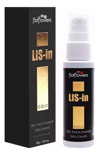 Lis-In Gold Gel Anal Facilitador 30G Hot Flowers